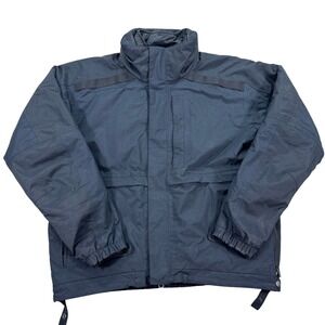 The North Face Jacket Men's Large Black Ski Double Layer Coat Side Ventilation